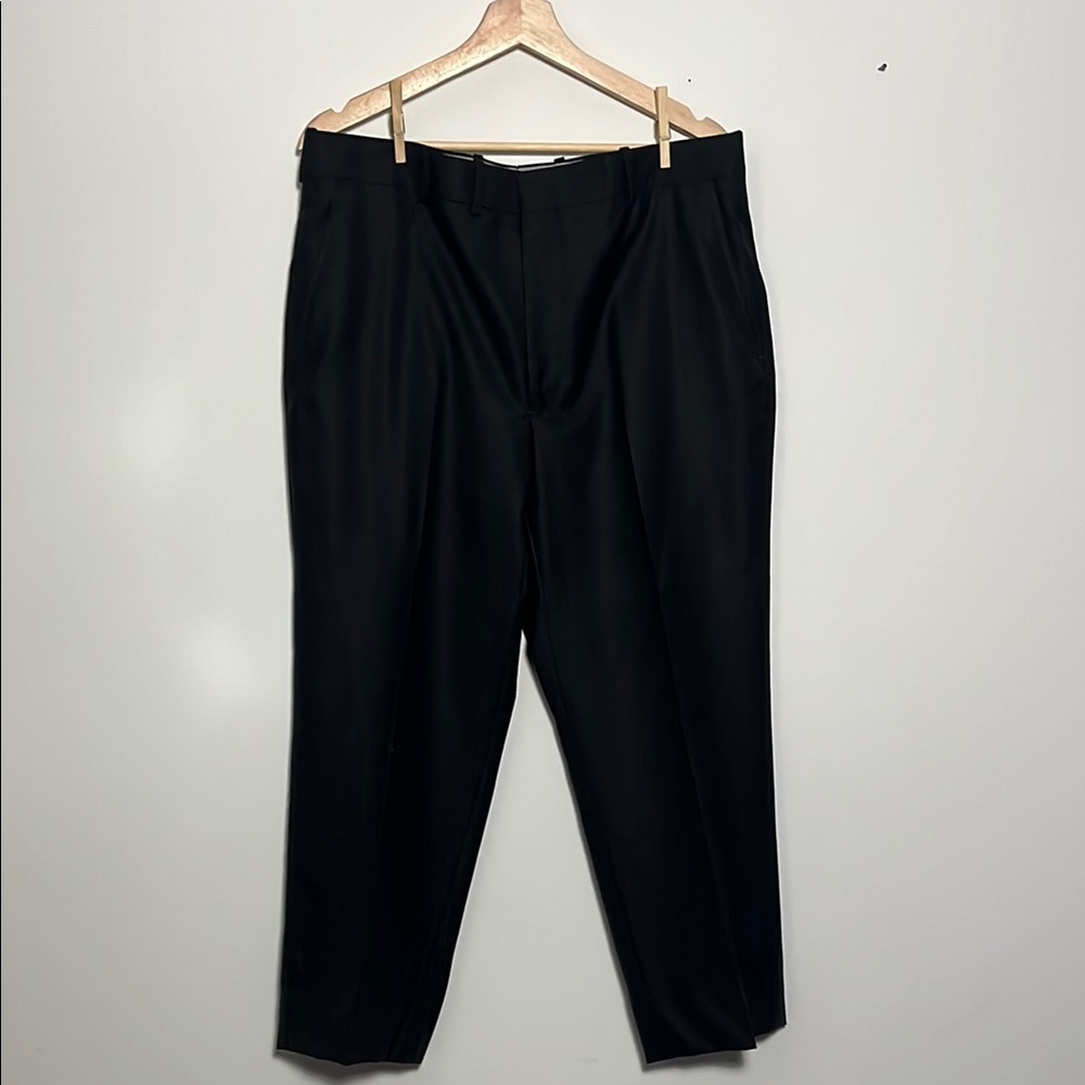 Corbin Men’s 36S Black Wool Dress Pants